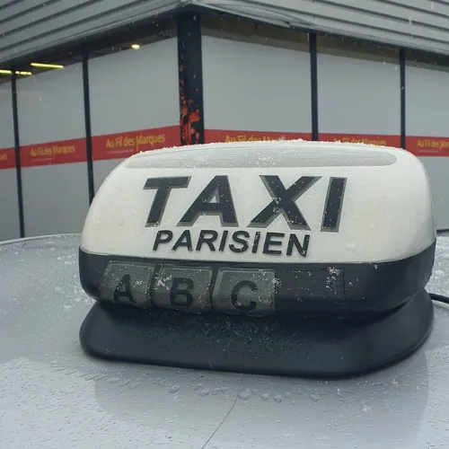 chauffeur taxi parisien val de marne lumineux